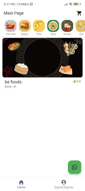 BE FOODS Screenshot 0