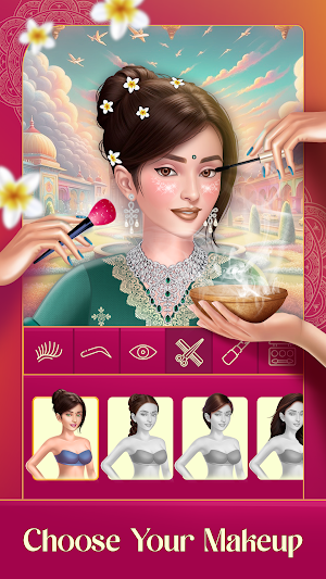 Indian Fashion Dressup Game Screenshot 1