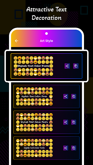 Stylish Text-Color Fonts Screenshot 3