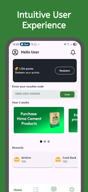 Hima Cement Loyalty Program Screenshot 1