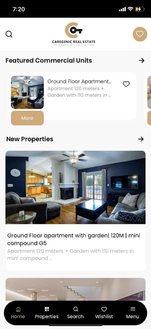 Caregenic Real Estate Screenshot 1