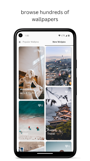 Wallpix - Wallpaper App Screenshot 1