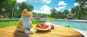 Animal Sim Angry Cat Games 3D Screenshot 3