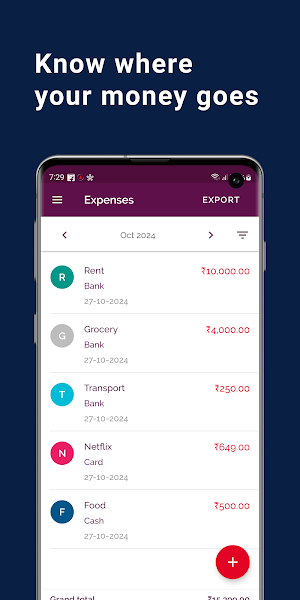 Expense & Budget Manager Screenshot 1