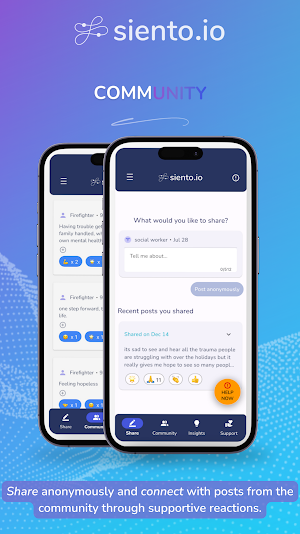 Siento - Share, Connect, Heal Screenshot 1