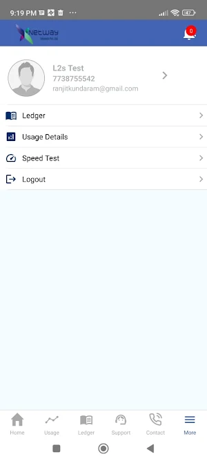 Netway Connect Customer App Screenshot 2