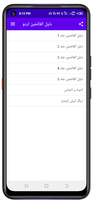 Dalilul Faliheen دلیل الفالحین Screenshot 0