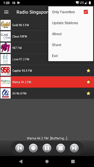 RADIO SINGAPORE Screenshot 2