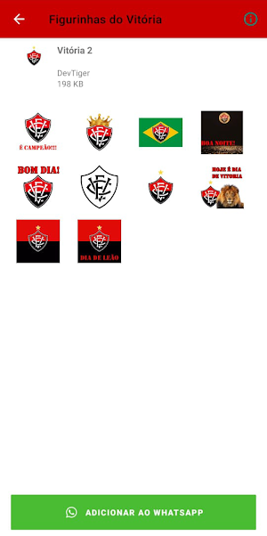 Figurinhas do Vitória Screenshot 1
