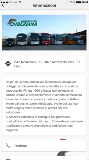 Autoservizi Siberiana Screenshot 1