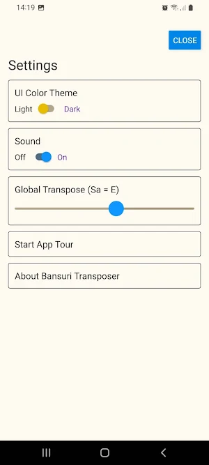 Bansuri Transposer Screenshot 3