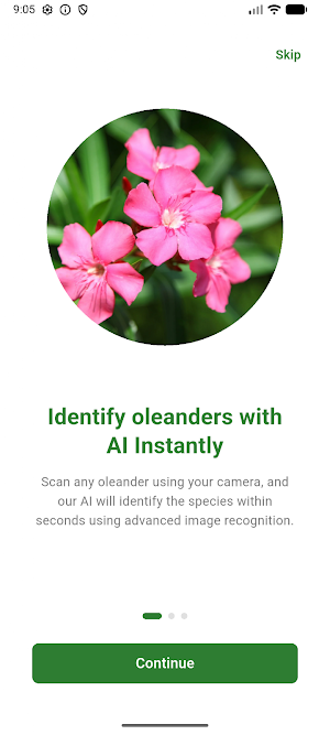 AI Oleander Scanner Screenshot 0