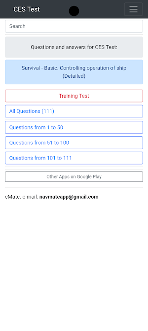 Survival COoS Basic CES Test Screenshot 0