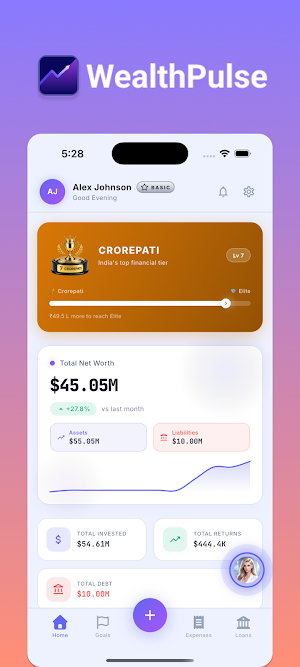 Wealth Tracker:WealthPulse Screenshot 0
