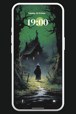 Vintage Halloween Wallpaper 4K Screenshot 2