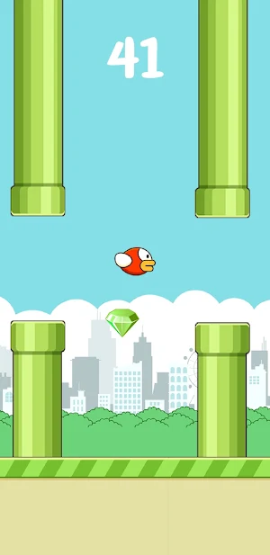 Flapping Red Bird Screenshot 1