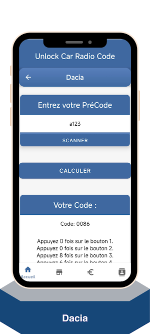 UNLOCK Car Radio Code Screenshot 2