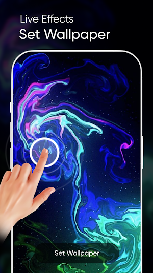 4K & HD Fluid Live Wallpaper Screenshot 2