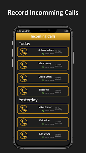 Call Recorder Free 2021 - All Call Recording Screenshot 3