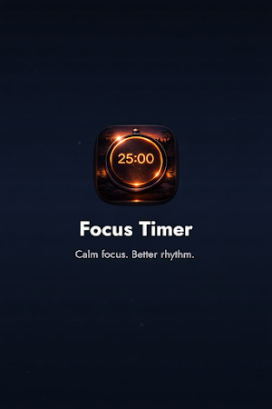 Focus Timer – Minimal Screenshot 0