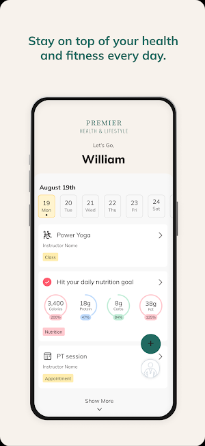Premier Health and Lifestyle Screenshot 1