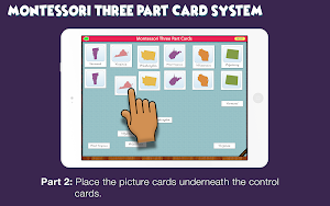 Montessori Three Part Cards - United States Screenshot 2