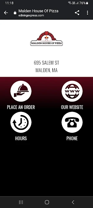 Malden House of Pizza Screenshot 0
