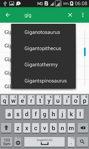 Paleontology Dictionary Screenshot 1