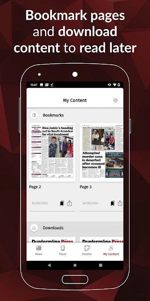 Dunfermline Press Screenshot 2
