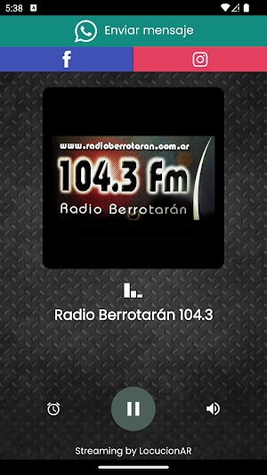 Radio Berrotarán 104.3 Screenshot 0