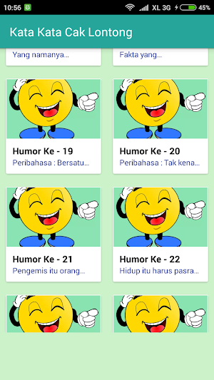 Kata Humor Cak Lontong Screenshot 1