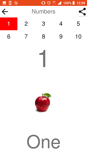 English Alphabet & Numbers Screenshot 2