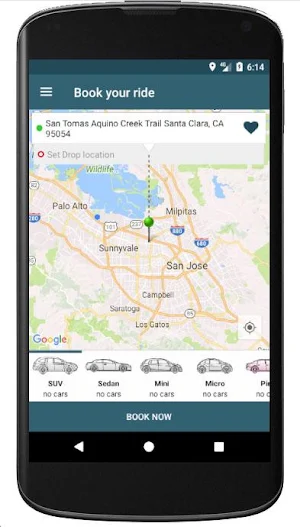 RideLimos Screenshot 1