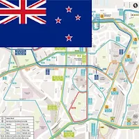 AUCKLAND BUS TRAIN FERRY MAP