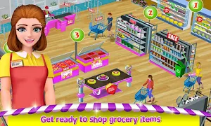Black Friday Supermarket: Cashier Girl Game Screenshot 3