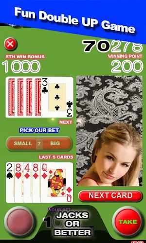 Video Poker Double Up Screenshot 2