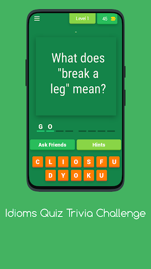 Idioms Quiz Trivia Challenge Screenshot 0