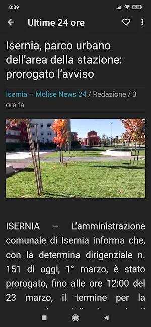 Isernia notizie Screenshot 3