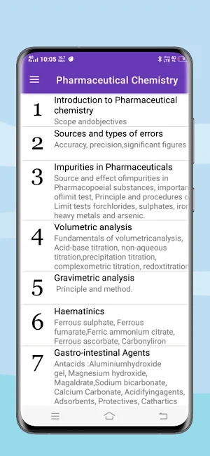 Pharmaceutical Chemistry Notes Screenshot 1