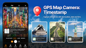 GPS Map Camera・Photo Timestamp Screenshot 0