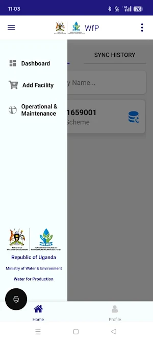 WEMIS-WfP Screenshot 0