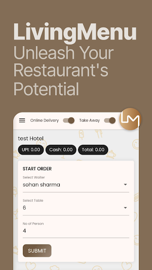 Living Menu Screenshot 1