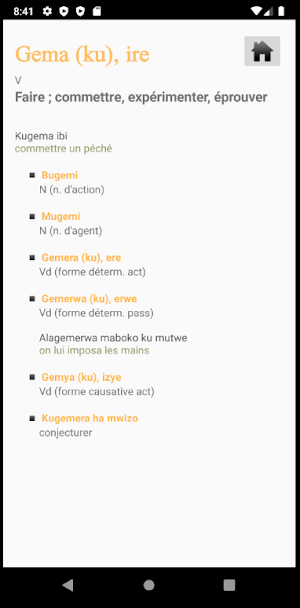 Dictionnaire Shisumbwa - Fr Screenshot 2