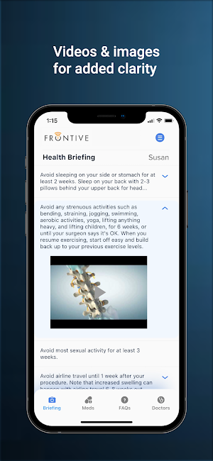 Frontive Health Screenshot 2
