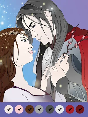 Fantasy Coloring by Numbers Screenshot 2