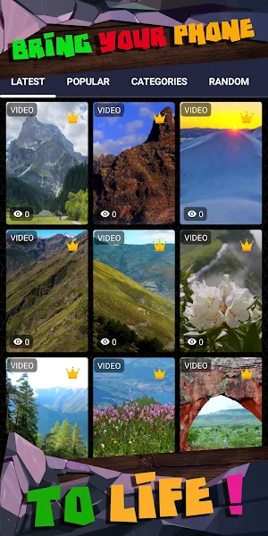 mountain background Screenshot 1