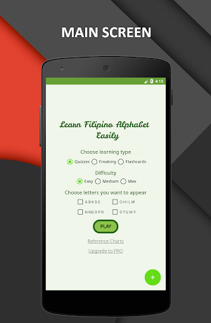 Learn Filipino Alphabet Easily - Tagalog alphabet Screenshot 0