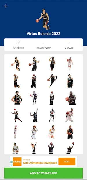 Basketball Stickers Screenshot 3
