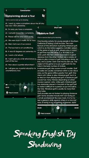 Speaking English By Shadowing Screenshot 1