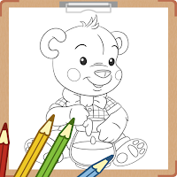 Teddy Bear Coloring Book